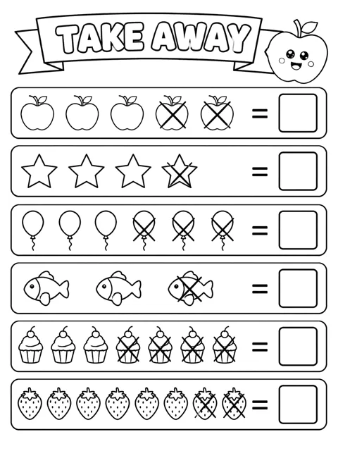 Take Away printable sheet