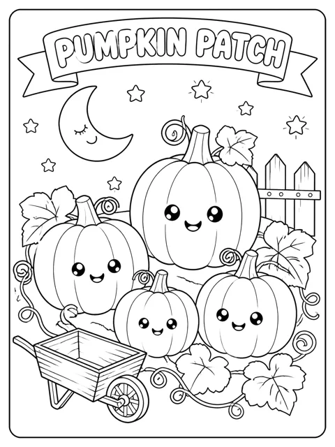 Pumpkin Patch coloring page